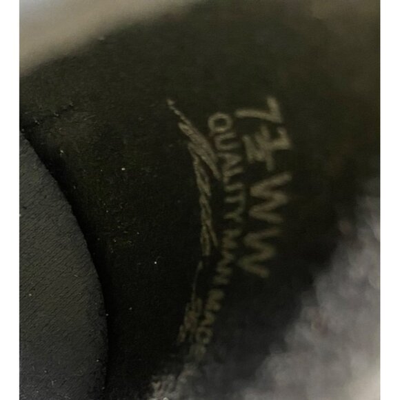 Easy Street Navy Leather Comfort Mary Jane Shoes Buckle Strap Cushioned 7.5 WW - Picture 7 of 9